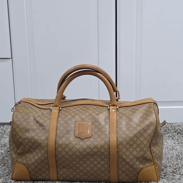 셀린느 CELINE 빈티지 트리오페 마카담 보스턴백 40