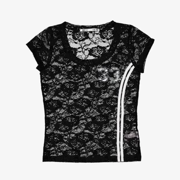 셋업이엑스이 33 레이스 탑 LACE TOP