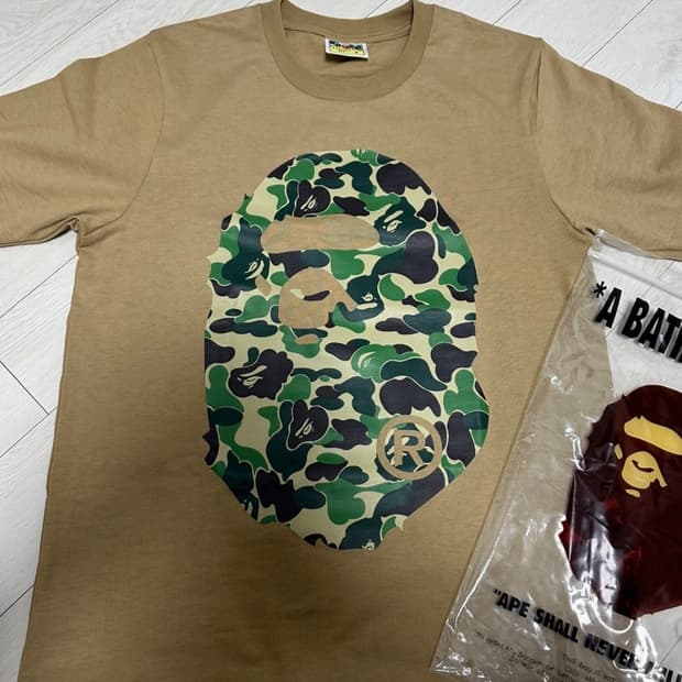 베이프 카모 반팔티