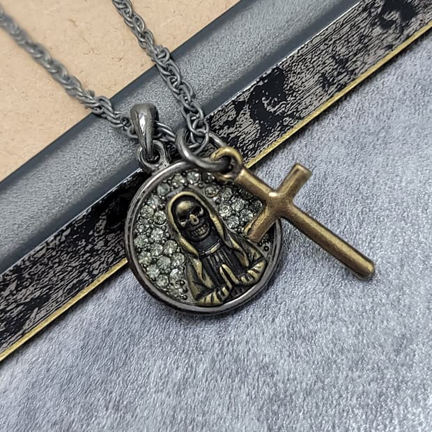 Cross Skull 빈티지목걸이