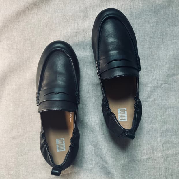 핏플랍 레더 페니 로퍼