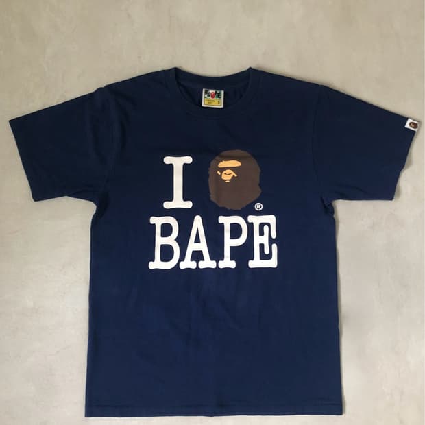 BAPE I Love BAPE T-Shirt navy