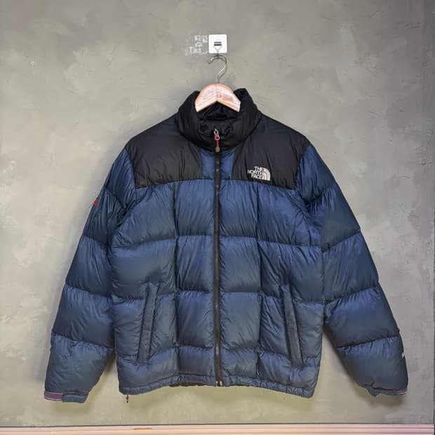노스페이스 800 써밋시리즈 로체 구스다운 패딩 네이비