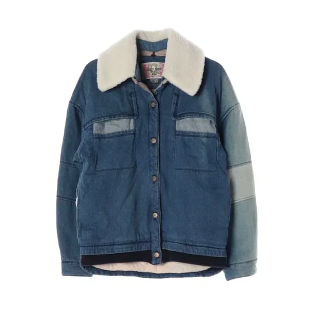 쥬시쥬디 뽀글이 데님 자켓 XS 무료배송