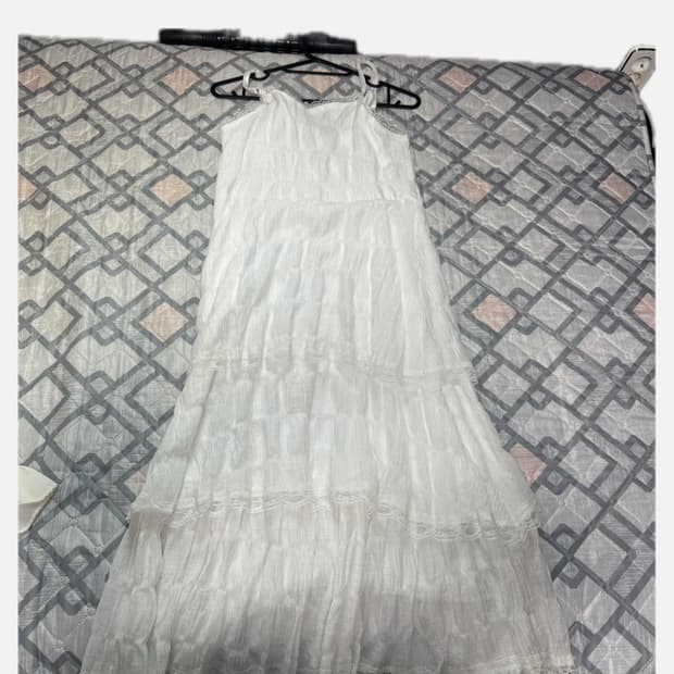 레이어드 셔링 나시 롱치마