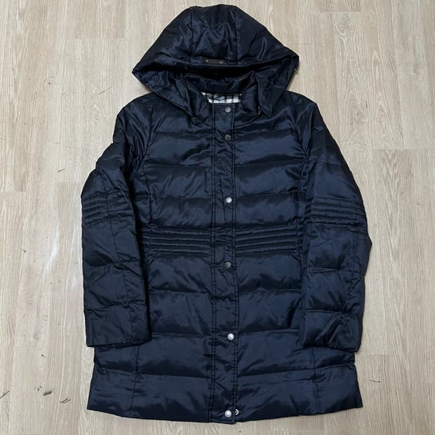 닥스 런던 여성 프리미엄 구스다운 후드 롱패딩 M/95 