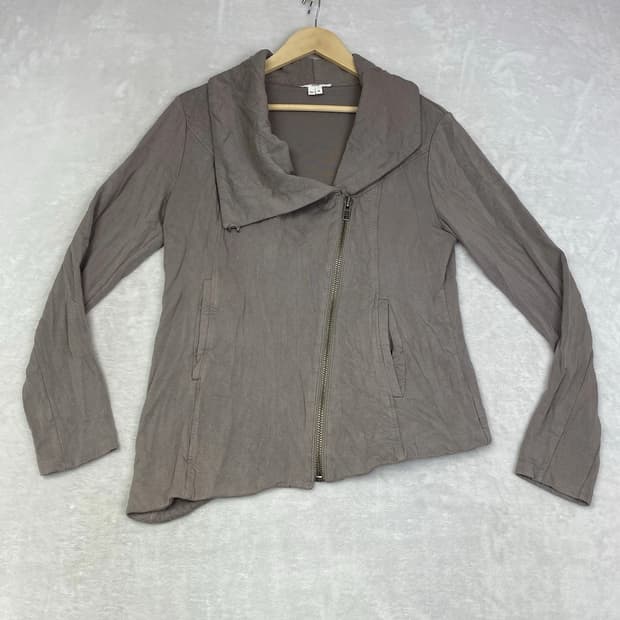 헬무트 랭 헬무트 비대칭 지퍼 자켓