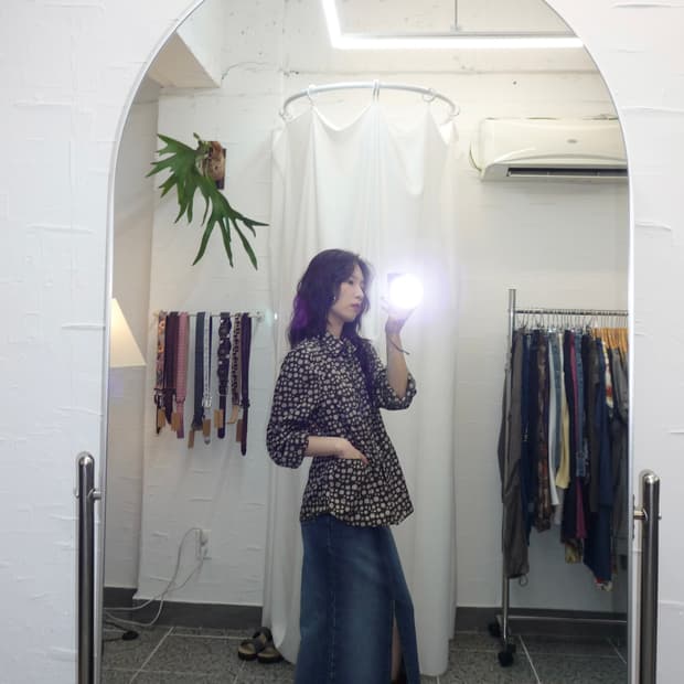 Brown dot overfit jacket