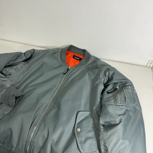 L 세인트페인 실버 MA1 항공점퍼