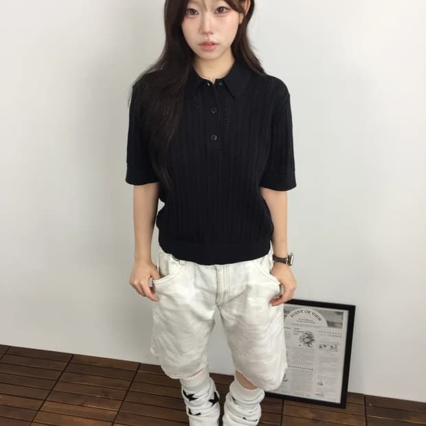 Uniqlo x Comptoir Knit Polo