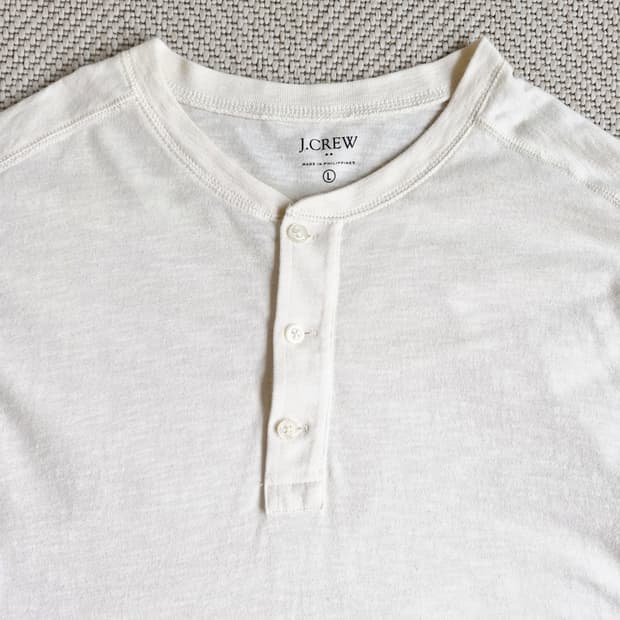 제이크루 에크루 헨리넥 L