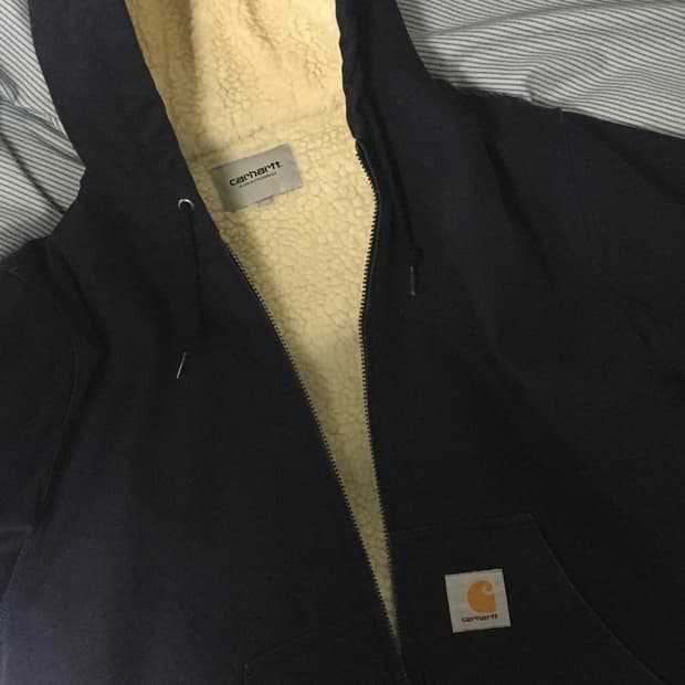 칼하트 액티브 파일 자켓 네이비 s 