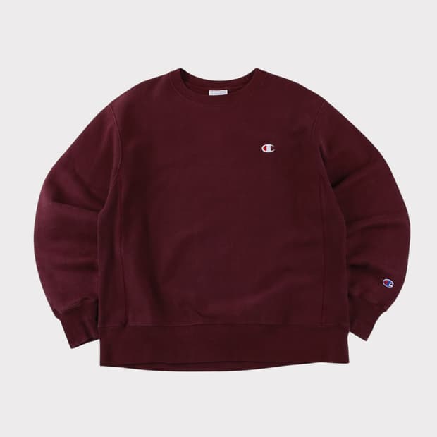 [XL] 챔피온 리버스위브 버건디 맨투맨