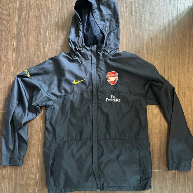 아스날 나이키 바람막이 L 네이비
