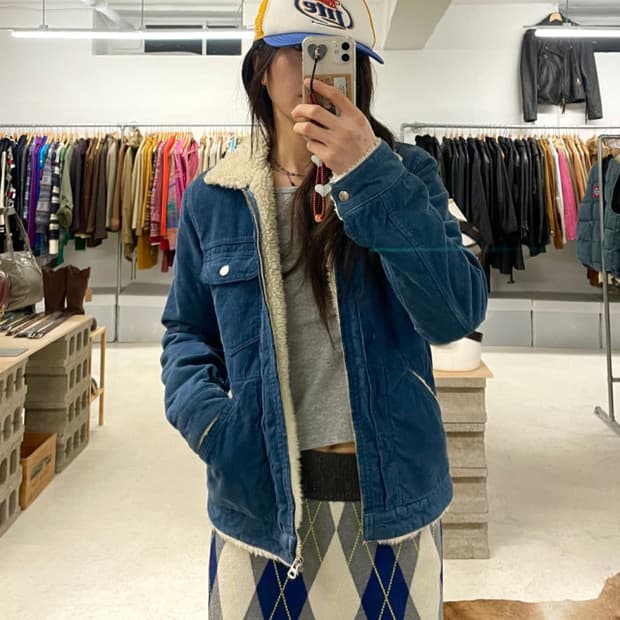 WRANGLER x NANO UNIVERSE sherpa jacket