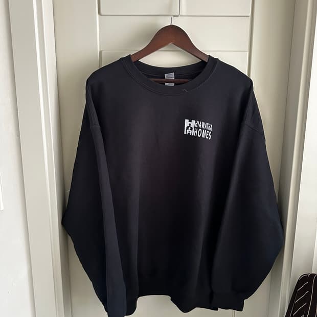 길단 텍스트 로고 스웻셔츠 맨투맨 