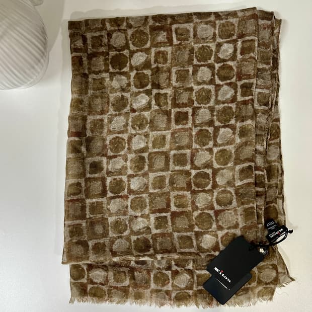 키톤 캐시미어 100% 스카프 머플러 새상품