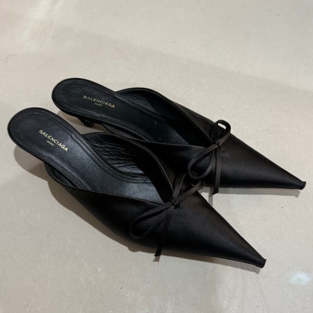 발렌시아가 나이프 뮬 힐 36size