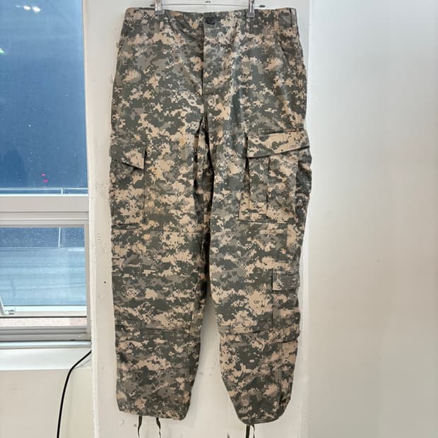 (M-R) 미ACU 디지털카모 카고팬츠 바지