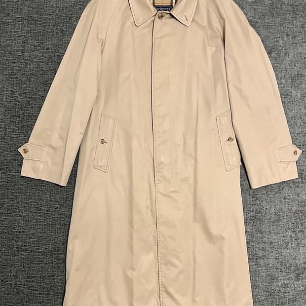 90s 버버리 발마칸 맥코트 베이지