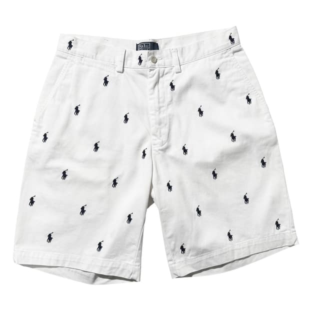 폴로 랄프로렌 멀티포니 엠브로이디드 하프 팬츠 반바지