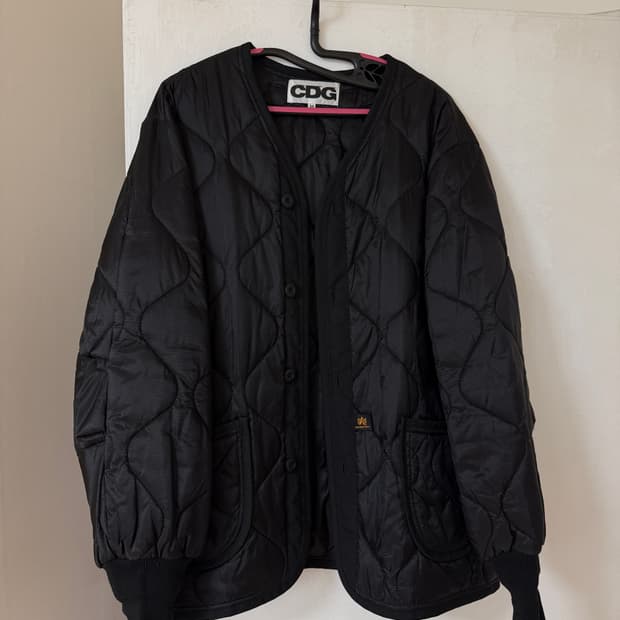 cdg 알파인더스트리 라이너자켓 m