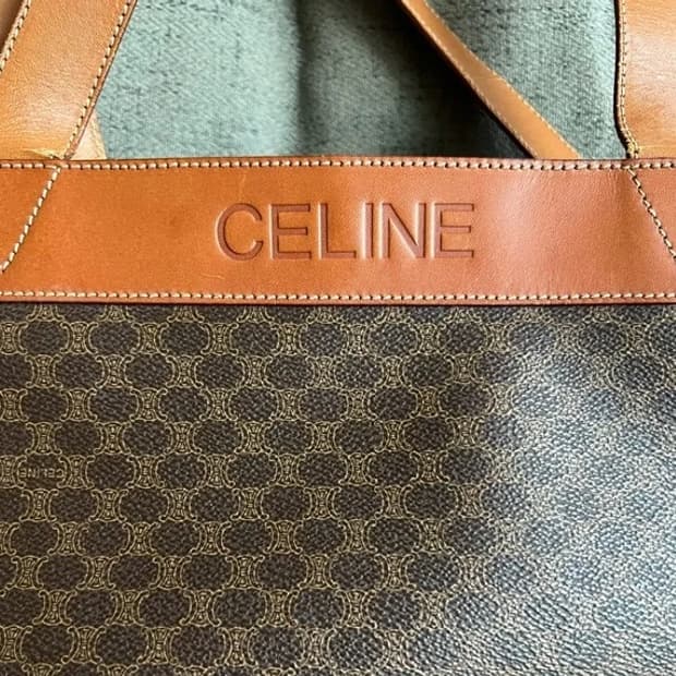 [정품] 셀린느 빈티지 클래식 캔버스 토트백