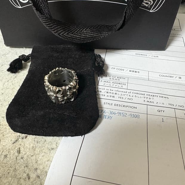 [us7]크롬하츠 세메터리링