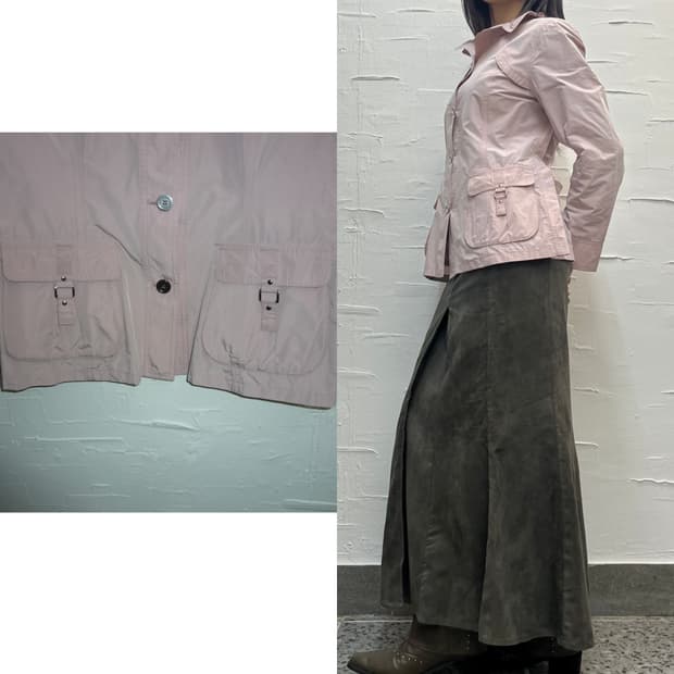 Light pink windbreaker