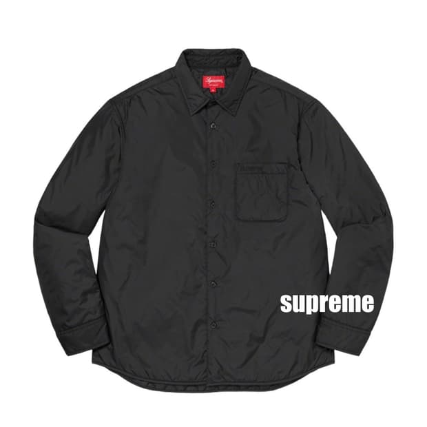 [XL] 슈프림 나일론 필드 셔츠 블랙