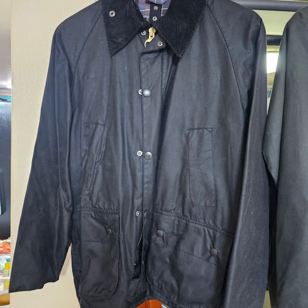 [38]바버 비데일 왁스자켓 블랙 판매