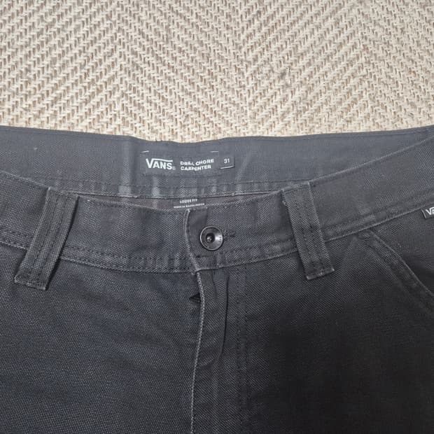 반스 카펜터 팬츠 블랙 31사이즈