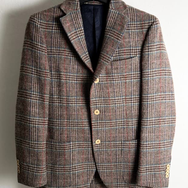 Montedoro Giacco 3-Button Wool Blazer 