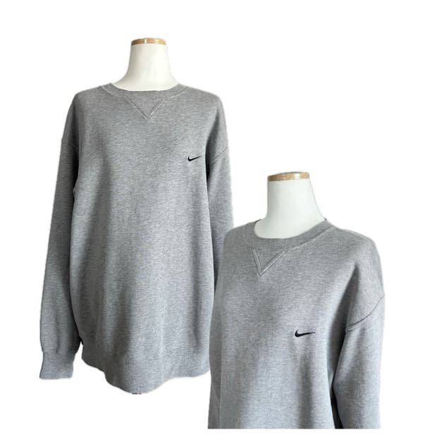 나이키 00's 스우시 스웻셔츠 맨투맨 그레이