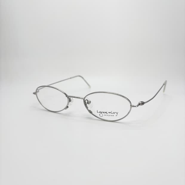 LAGENT MISSY 실버 오벌 메탈테