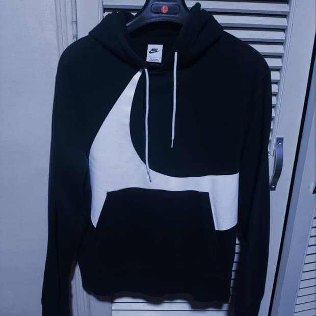 100 나이키 스우시 SBB 세미 브러쉬드 빅스우시 후드