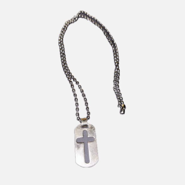 돌체앤가바나 도그태그 925 실버 목걸이