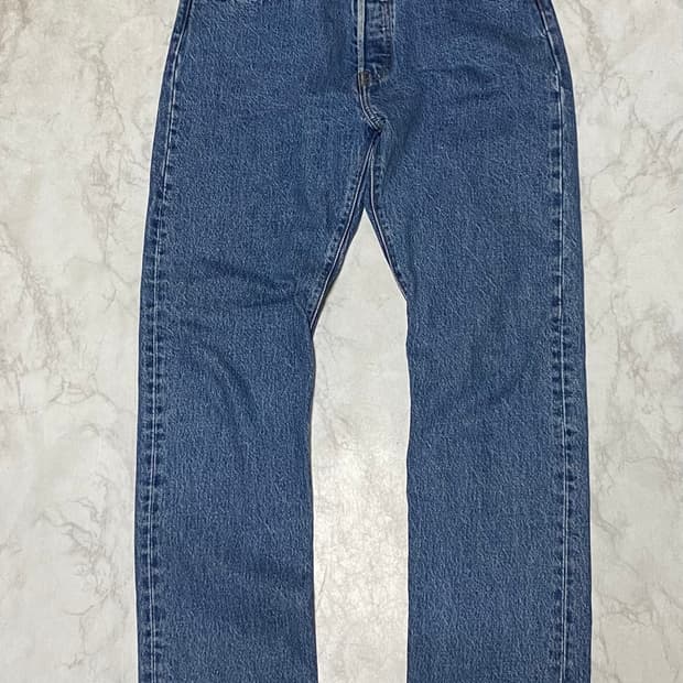 리바이스 청바지 501 특이한나염 허리 31인치