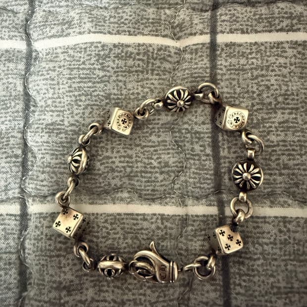 크롬하츠 다이스 팔찌 8링크 묻따 쿨거래만요 