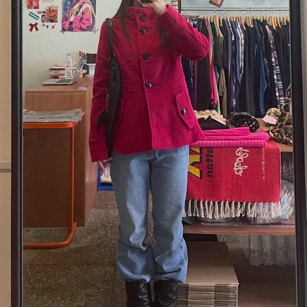 베리핑크 숏 코트 [무배] 