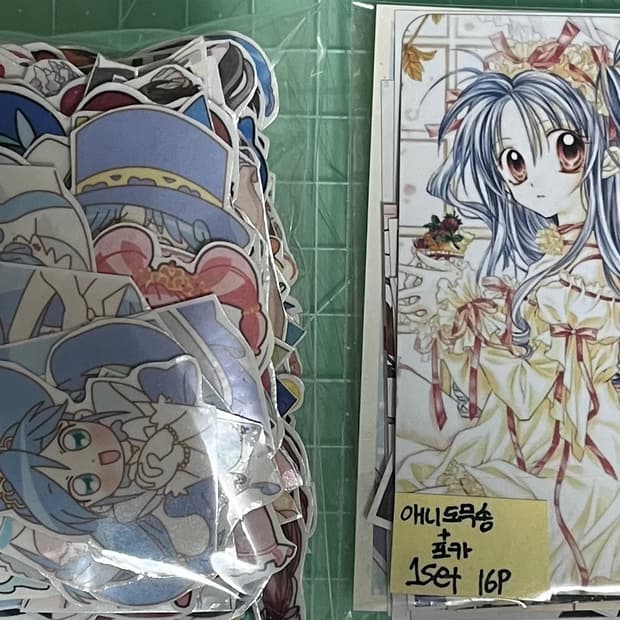 애니 인스컷(랜덤)+애니 도무송+달천 포카 세트 처분