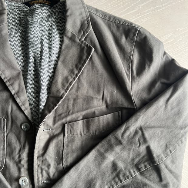 유니폼 브릿지 아메카지 자켓 그레이 s사이즈