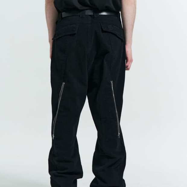 PLASTICPRODUCT wave zipper pants 