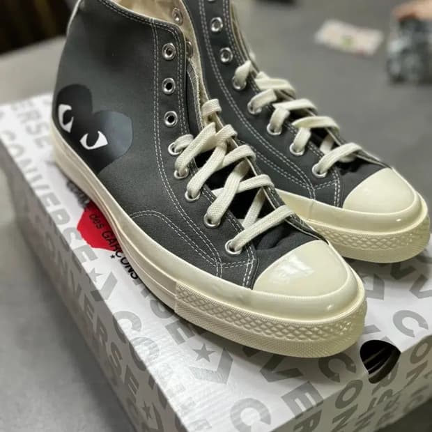 [45] 꼼데가르송 척테일러 하이 그레이