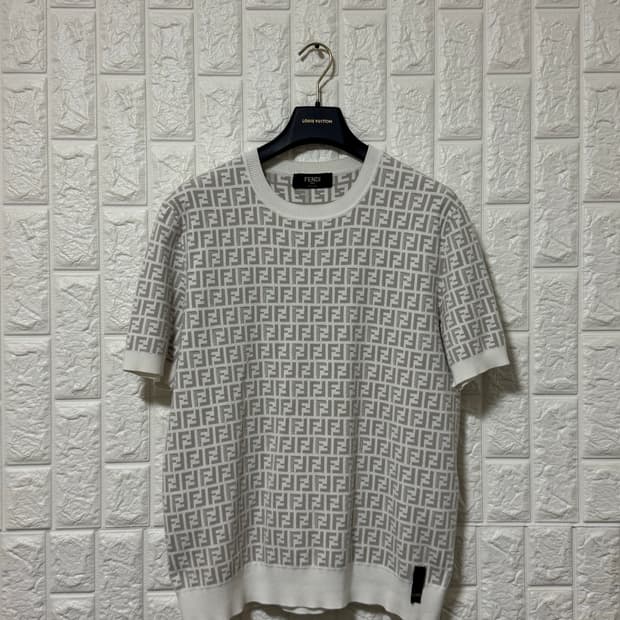 [52] 펜디 FF로고 니트 반팔