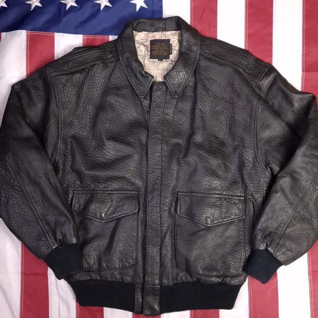 오리지날 아비렉스 미공군 A-2 리얼레더 항공자켓