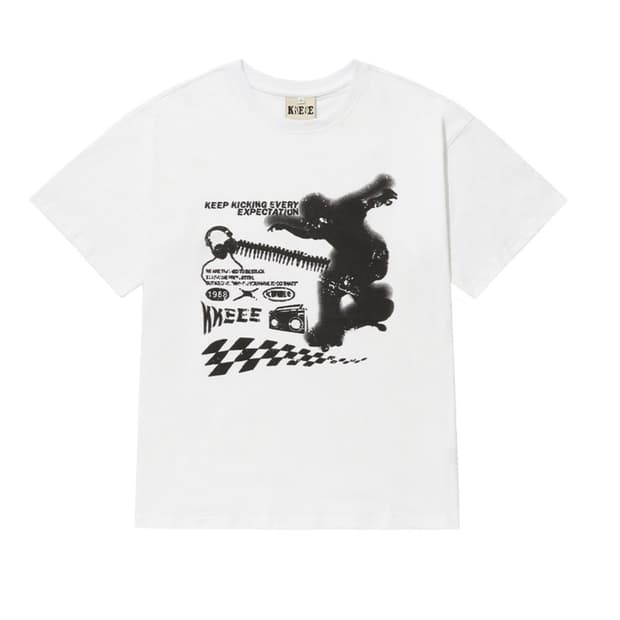 [새상품/kkeee] 스케이터 케이 오버핏 반팔티