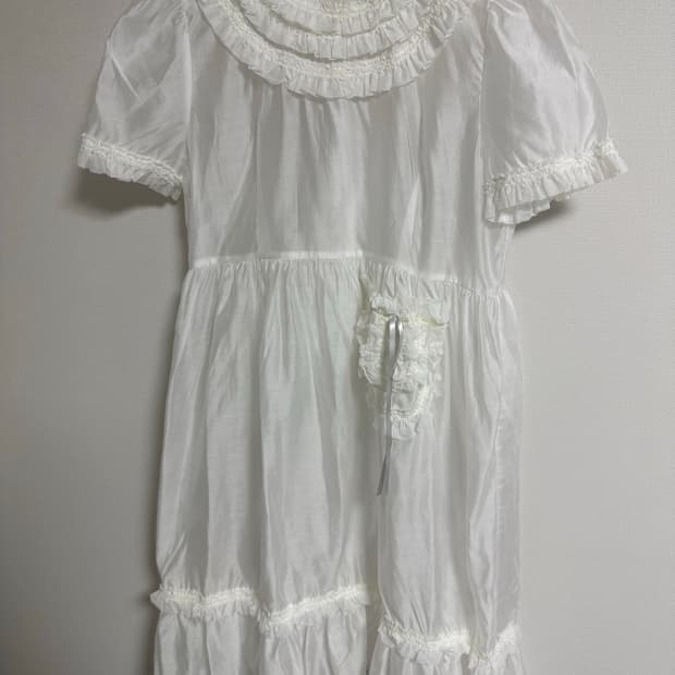 Freckle 프레클 쉬폰 레이스 원피스