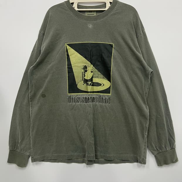 thisisneverthat® 녹색 맨투맨 
