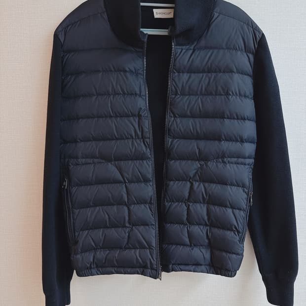 몽클레어 트리콧 니트패딩 M